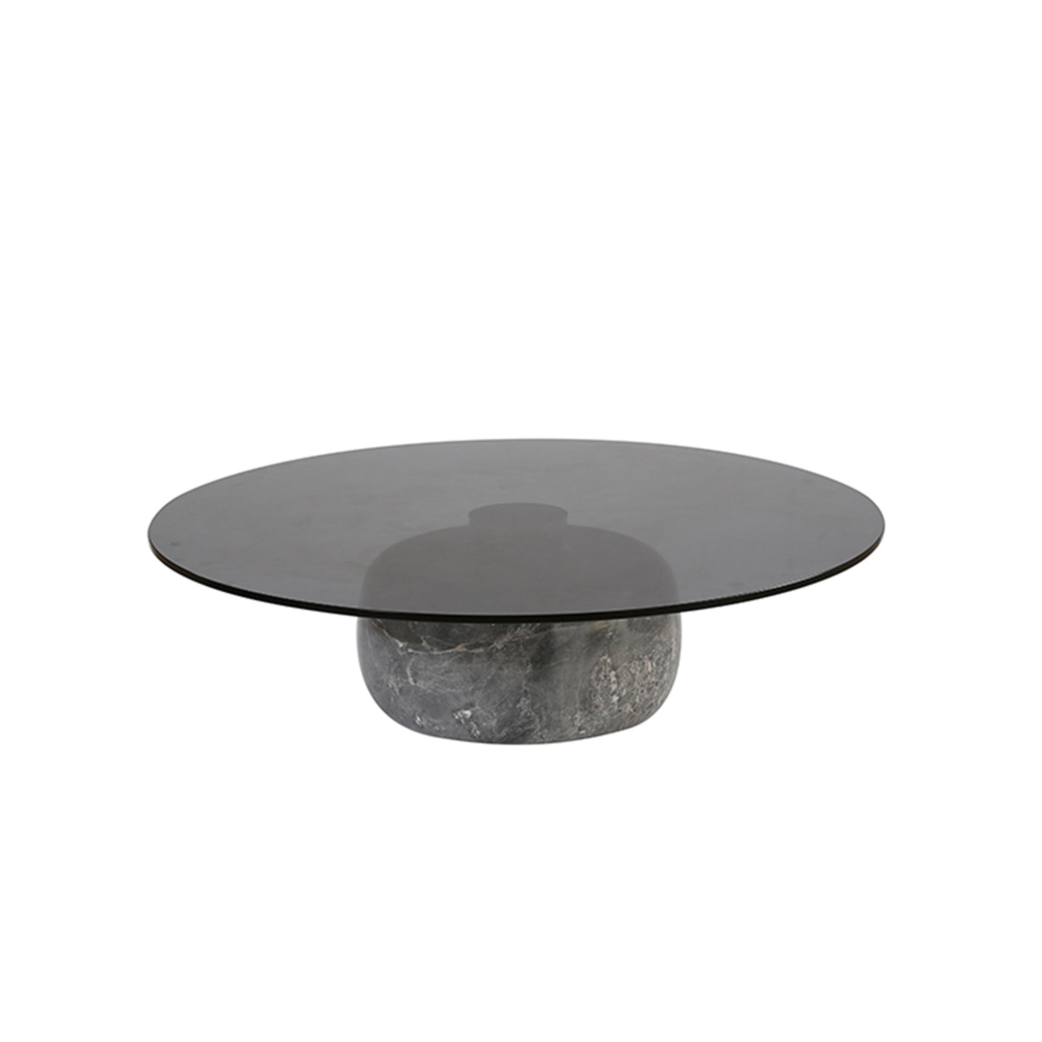 Buy Minimal Grey Glass & Marble Round Coffee Table Ct8683-Sg | ebarza ...