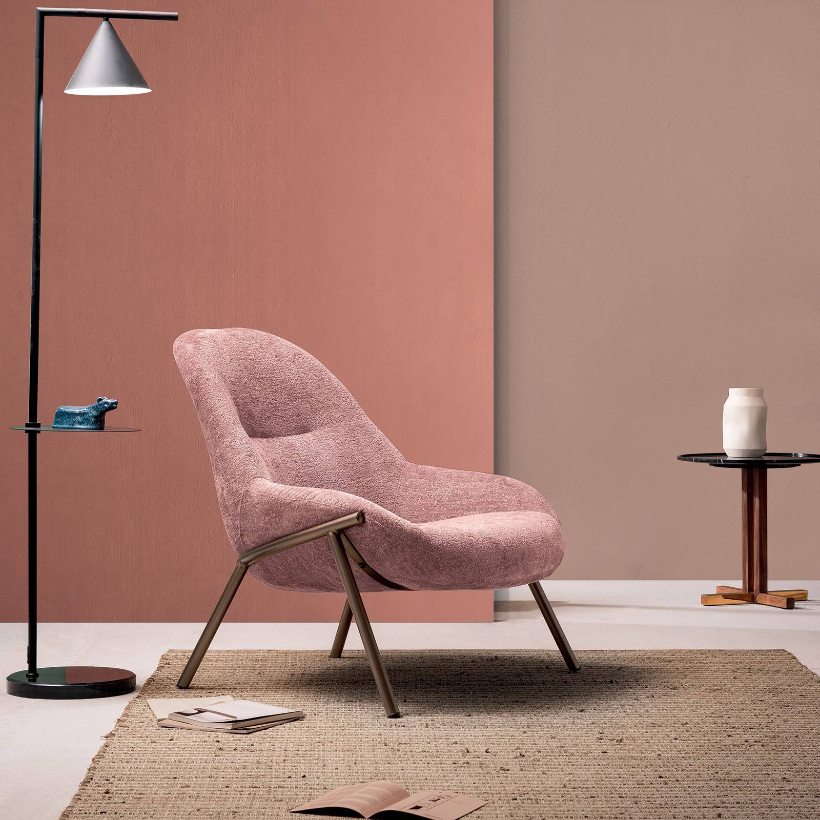 Pink and rose gold chair new arrivals