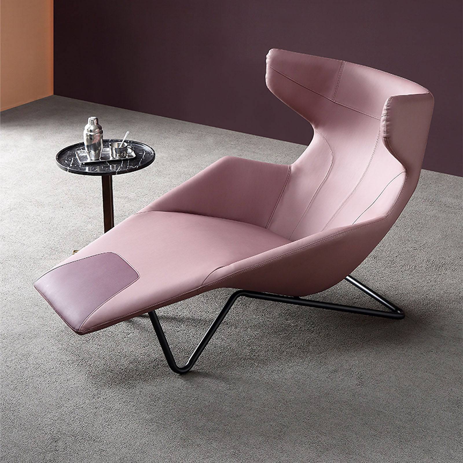 Pink 2024 lounge chair