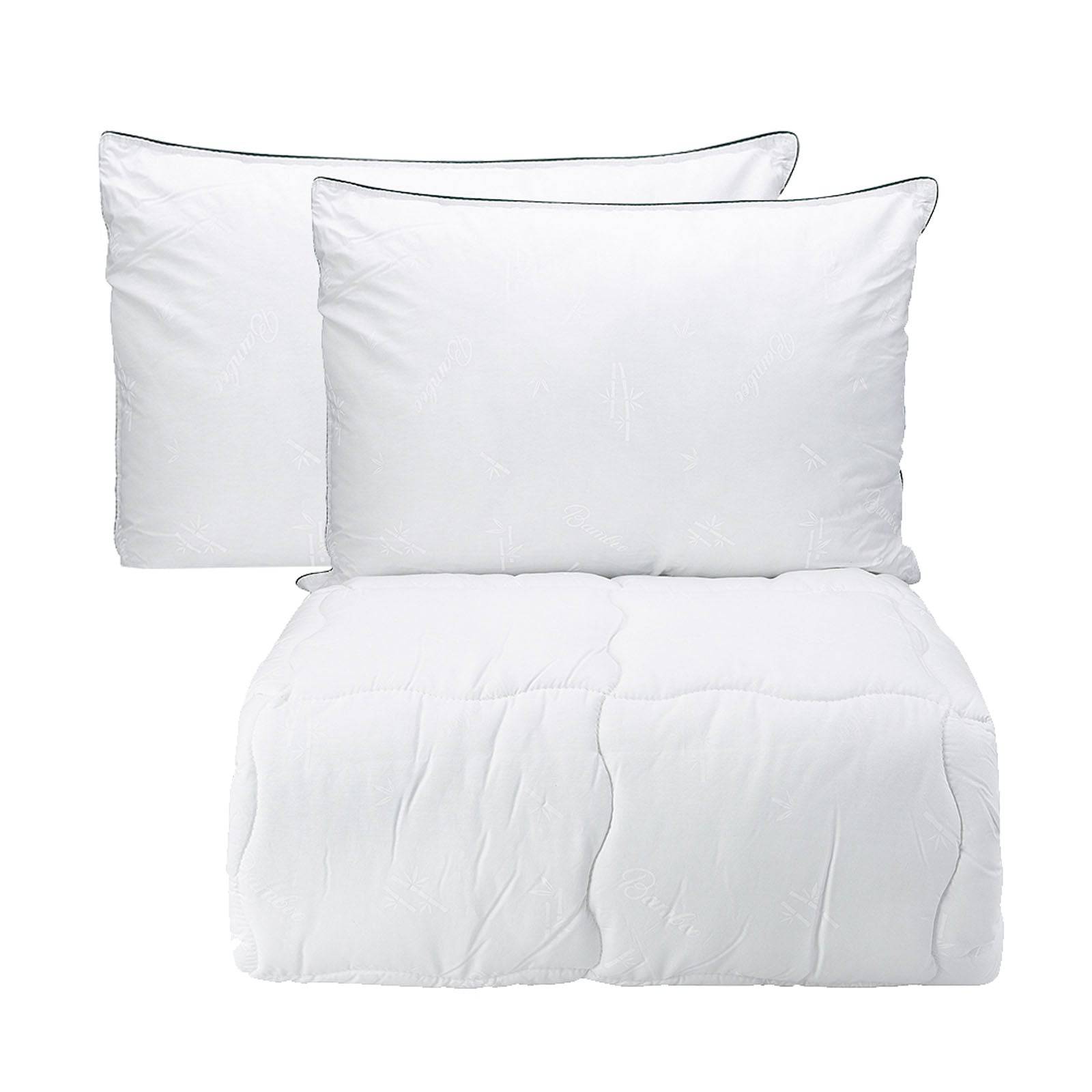 Bamboo pillow hot sale set