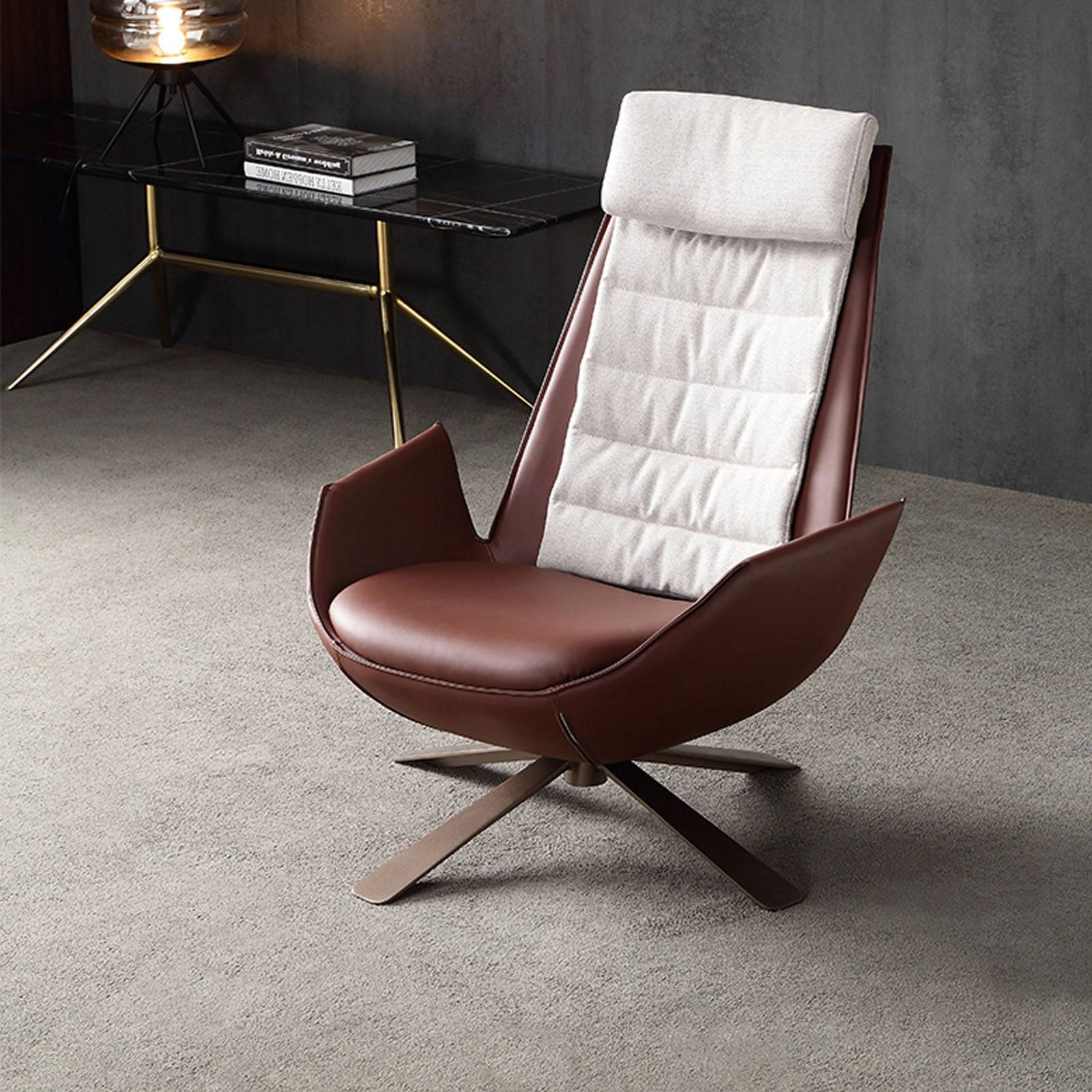 Slim lounge store chair