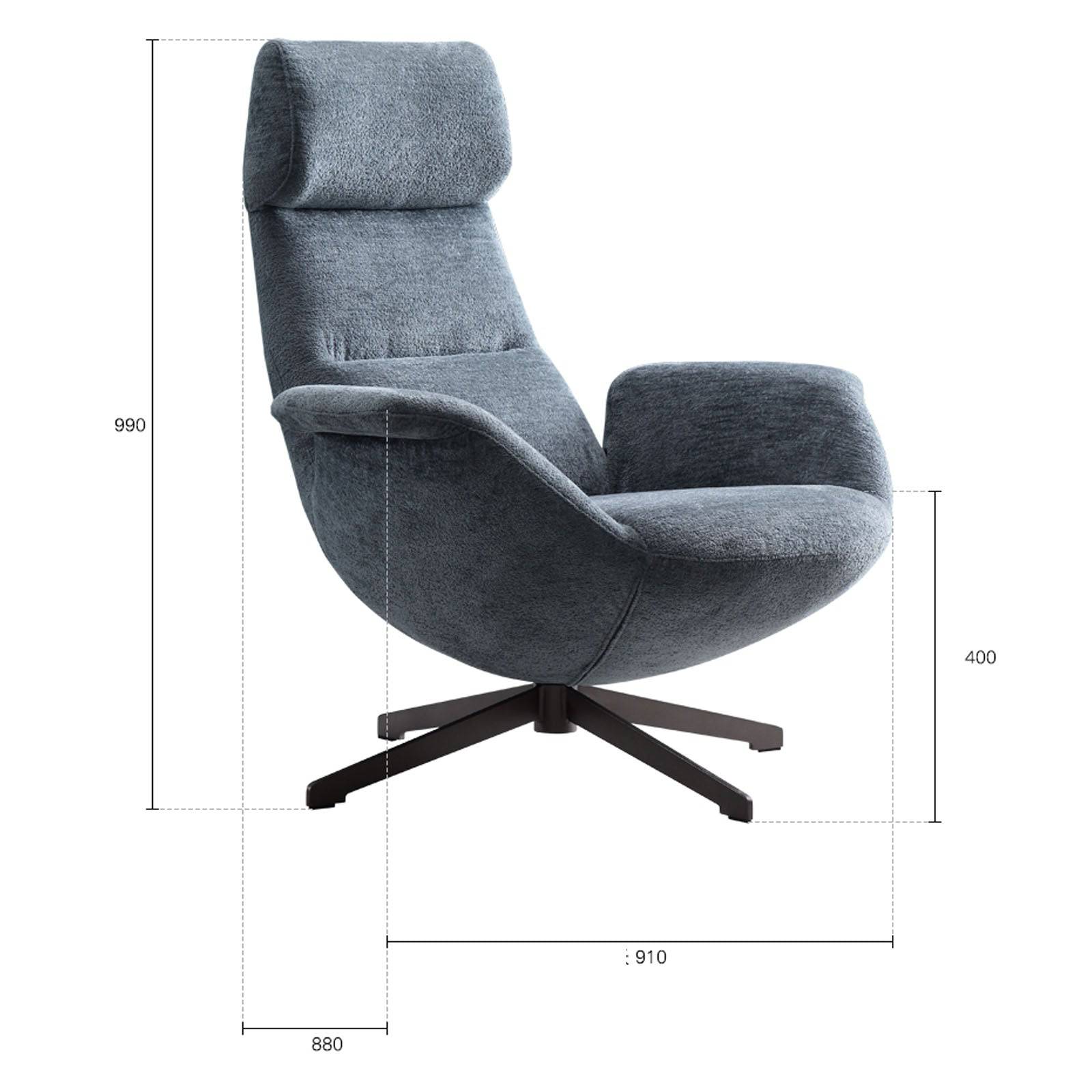 Light grey deals swivel chair