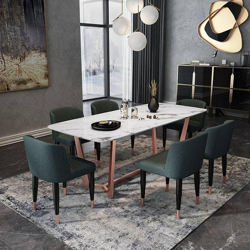 Buy Venice Faux Marble Dining Table Tg-282-Rg | ebarza Modern Furniture ...