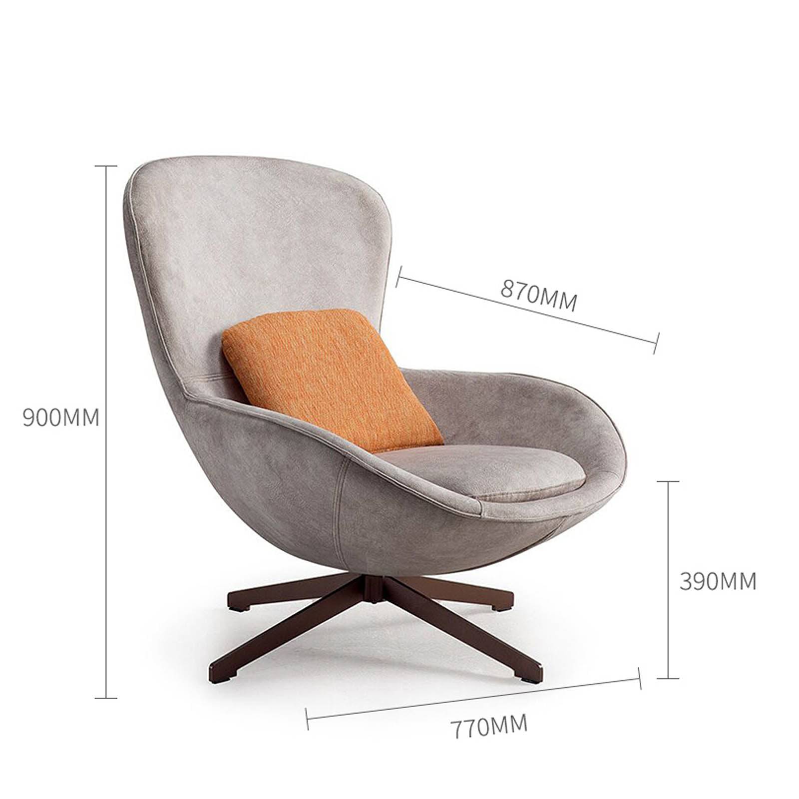 Revolving shop lounge chair