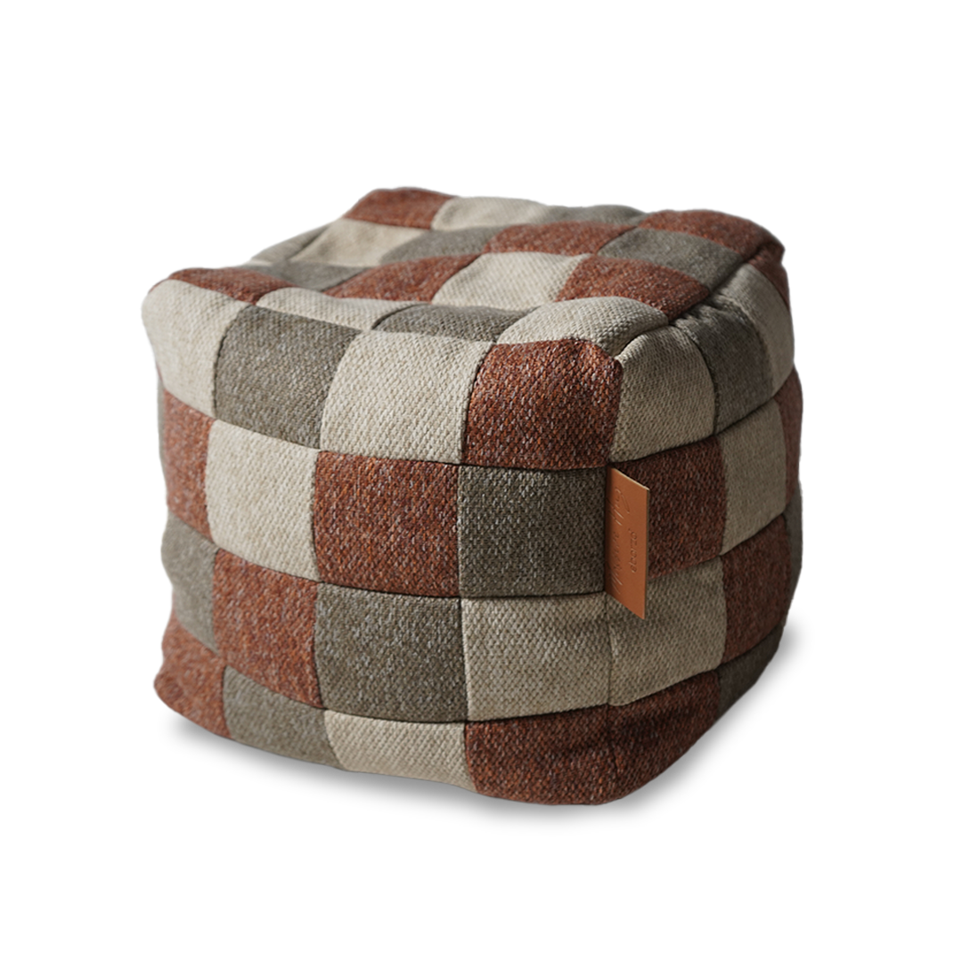 Olefin Pouf Multi Color - 409-BB -  Poufs - ebarza Furniture UAE | Shop Modern Furniture in Abu Dhabi & Dubai - مفروشات ايبازرا في الامارات | تسوق اثاث عصري وديكورات مميزة في دبي وابوظبي