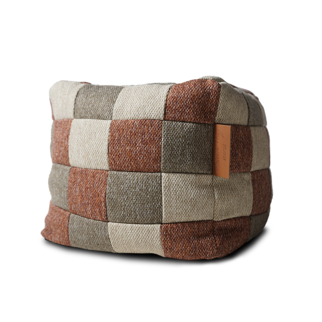 Olefin Pouf Multi Color - 409-BB -  Poufs - ebarza Furniture UAE | Shop Modern Furniture in Abu Dhabi & Dubai - مفروشات ايبازرا في الامارات | تسوق اثاث عصري وديكورات مميزة في دبي وابوظبي