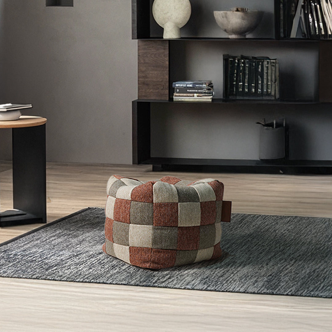 Olefin Pouf Multi Color - 409-BB -  Poufs - ebarza Furniture UAE | Shop Modern Furniture in Abu Dhabi & Dubai - مفروشات ايبازرا في الامارات | تسوق اثاث عصري وديكورات مميزة في دبي وابوظبي