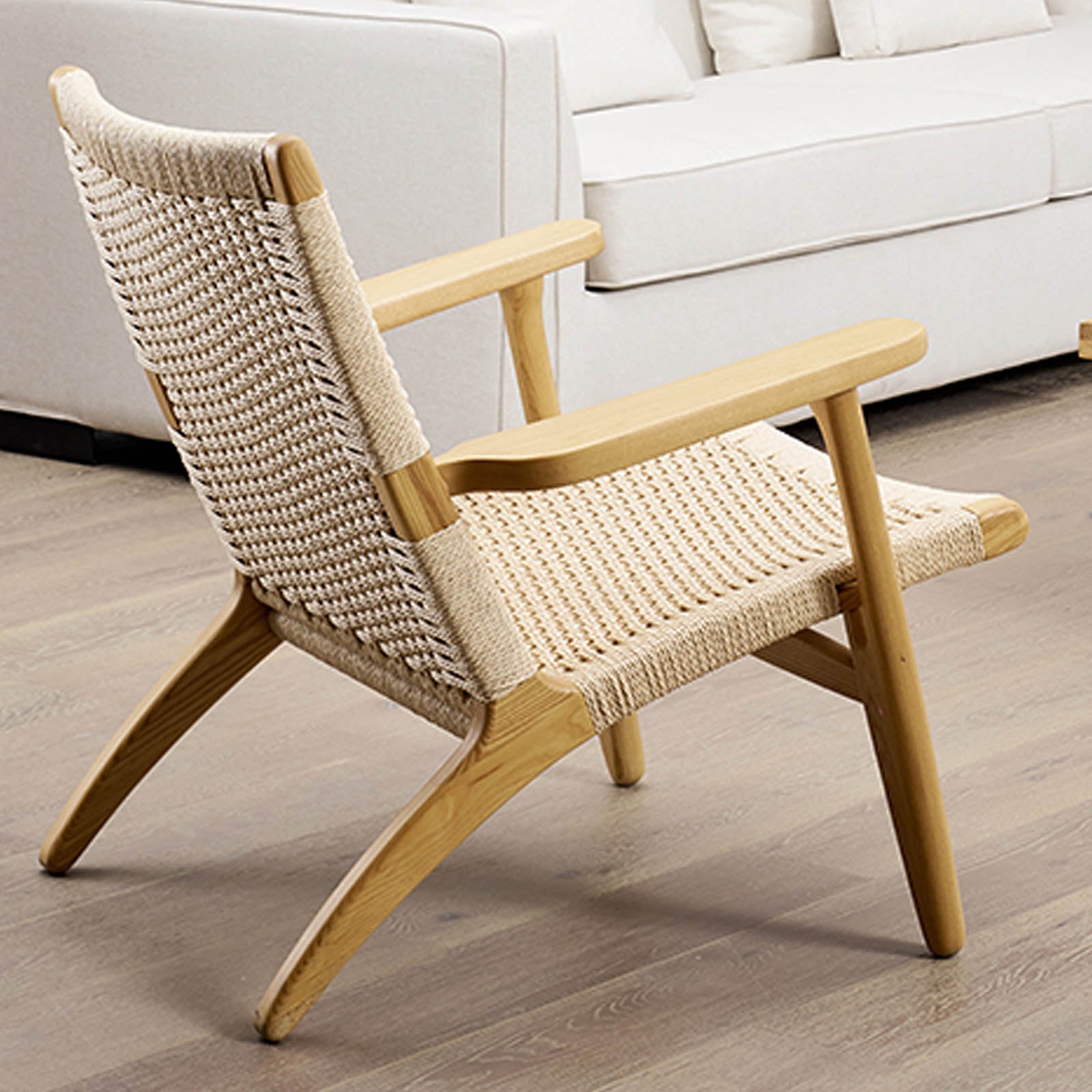 Solid wood lounge online chair